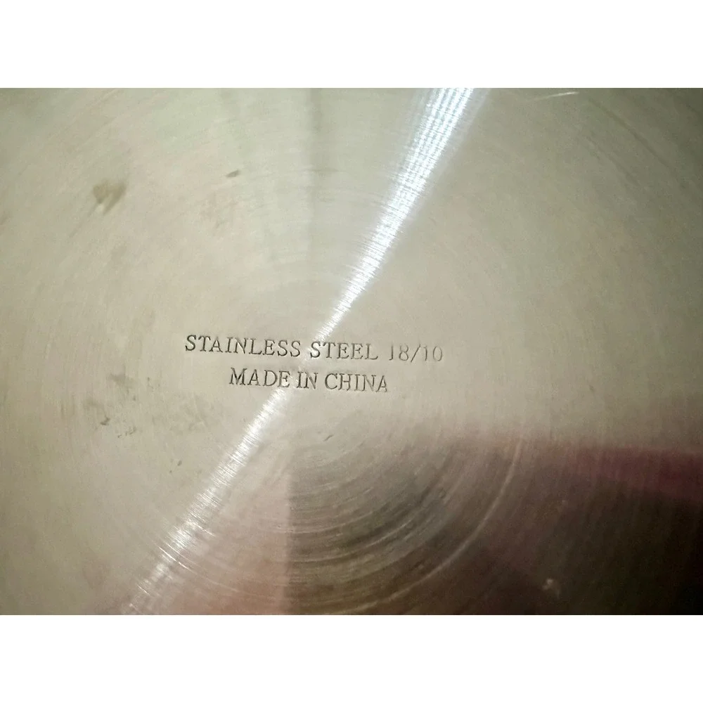 Stainless Steel 18/10 Stockpot 9.5in Excellent Silver Dual Handle Pot